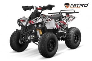 NITRO MOTORS 1000W Eco midi Quad infantil Warrior Sport 8" Graffiti