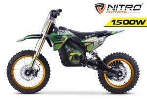 NITRO MILANO Moto de cross infantil 1500W 48V Litio Eco midi Tiger DLX 14"
