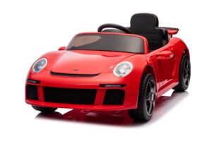 Coche eléctrico infantil Porsche RUF-CTR3 con matrícula 2x25W 12V/7Ah